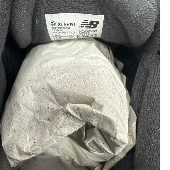 New Balance Sola Sleek Sneakers WLSLAKB1 Women's 9.5 Wide Charcoal Gray - Picture 7 of 8